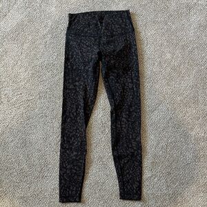 Stylish Black Leopard Print Women's Leggings